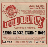 Пиво Lupulin Dependence 2021