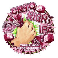 Пиво Cryo IPA. Triple Hop: Citra Simcoe Amarillo