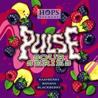 Пиво Pulse.  Raspberry Banana Blackberry