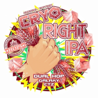 Пиво CRYO IPA. Dual Hop CTZ GALAXY