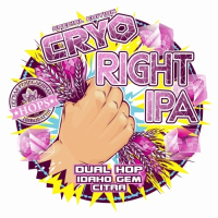 Пиво Cryo IPA. Dual Hop Idaho Gem Citra