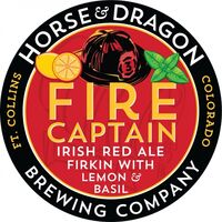 Пиво Fire Captain Irish Red W/ Basil And Lemon Firkin Пиво Fire Captain Irish Red W/ Basil And Lemon Firkin