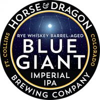 Пиво Rye Whiskey Barrel-Aged Blue Giant Imperial IPA Пиво Rye Whiskey Barrel-Aged Blue Giant Imperial IPA
