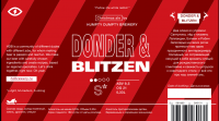 Пиво Donder & Blitzen