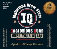Пиво Inglorious Quad Whisky Barrel Aged 2016 - Batch #2 - Belgian Owl