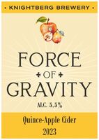 Пиво Force of Gravity Quince-Apple Cider 2023