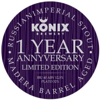 Пиво Russian Imperial Stout 1 Year Anniversary (barrel #Madeira)