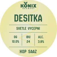 Пиво Desitka Svetle Vycepni