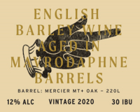 Пиво Mavrodaphnee Barleywine 2020 Slovenian 1970 Пиво Mavrodaphnee Barleywine 2020 Slovenian 1970