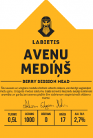 Пиво Aveņu Mediņš (Raspberry Meadlet)