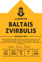 Пиво Baltais Zvirbulis (White Sparrow)