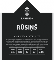 Пиво Rūsiņš (Legendary Latgalian Warrior)