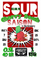 Пиво Sour Saison Cherry Bomb Пиво Sour Saison Cherry Bomb
