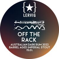 Пиво Off the Rack Australian Dark Rum 2022 by Rackhouse Пиво Off the Rack Australian Dark Rum 2022 by Rackhouse