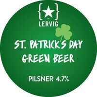 Пиво St. Patrick's day green beer Пиво St. Patrick's day green beer