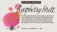Пиво Raspberry Brett - Farmer's Reserve