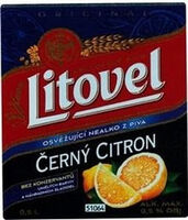 Пиво Litovel Černý Citron Nealko / Free