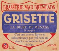 Пиво Grisette 2.2%