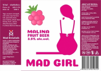 Пиво Mad Girl Malina