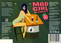 Пиво Mad Girl Stout Raspberry Пиво Mad Girl Stout Raspberry