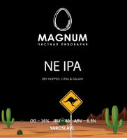 Пиво MAGNUM NE IPA (Dry Hopped Citra & Galaxy)