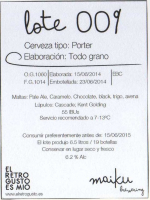 Пиво Lote 009