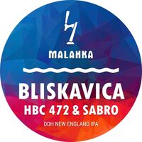 Пиво Bliskavica: HBC 472 & Sabro Пиво Bliskavica: HBC 472 & Sabro