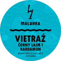 Пиво Vietraź: Čorny lajm i kardamon Пиво Vietraź: Čorny lajm i kardamon