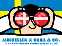 Пиво Mikkeller x Brill & Co 10 yr Anniversary Gluten Free Hazy IPA Пиво Mikkeller x Brill & Co 10 yr Anniversary Gluten Free Hazy IPA