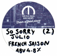 Пиво So Sorry Julio - Blueprint No. 2