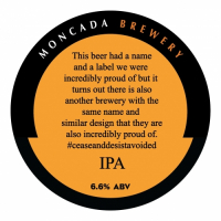 Пиво This beer had a name and a label we were incredibly proud of but it turns out there is also another brewery with the same name and similar design that they are also incredibly proud of. #ceaseanddesistavoided IPA