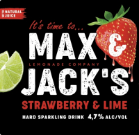 Пиво Max&Jack's Strawberry Lime Пиво Max&Jack's Strawberry Lime