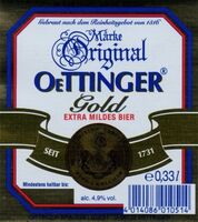 Пиво Oettinger Gold Пиво Oettinger Gold