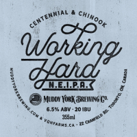 Пиво Working Hard NEIPA W/ Centennial & Chinook Пиво Working Hard NEIPA W/ Centennial & Chinook