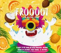 Пиво Tiki FROOOOT With Pineapple, Orange, Vanilla, Nutmeg, Cream of Coconut, & Milk Sugar Пиво Tiki FROOOOT With Pineapple, Orange, Vanilla, Nutmeg, Cream of Coconut, & Milk Sugar
