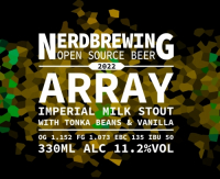 Пиво Array Imperial Milk Stout W. Tonka Beans & Vanilla