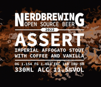 Пиво Assert Imperial Affogato Stout W. Coffee & Vanilla