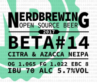 Пиво Beta #14 Citra & Azacca NEIPA
