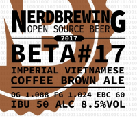 Пиво Beta #17 Imperial Vietnamese Coffee Brown Ale