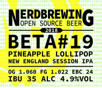 Пиво Beta #19 Pineapple Lollipop New England Session IPA