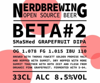 Пиво Beta #2 SMaSHed Grapefruit DIPA