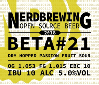 Пиво Beta #21 Dry Hopped Passion Fruit Sour