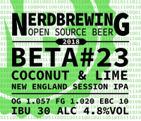 Пиво Beta#23 Coconut & Lime New England Session IPA