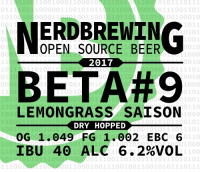 Пиво Beta #9 Lemongrass Saison