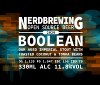 Пиво Boolean Oak Aged Imperial Stout W Toasted Coconut & Tonka Beans