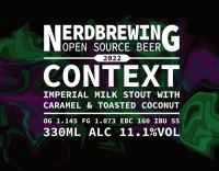 Пиво Context Imperial Milk Stout With Caramel & Toasted Coconut