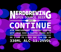 Пиво Continue 6th Anniversary Imperial Porter