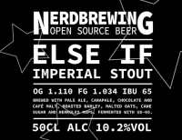 Пиво Else If Imperial Stout