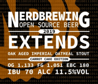 Пиво Extends Oak Aged Imperial Oatmeal Stout - Carrot Cake Ed.