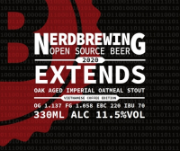 Пиво Extends Oak Aged Imperial Oatmeal Stout - Vietnamese Coffee Ed. (2020)